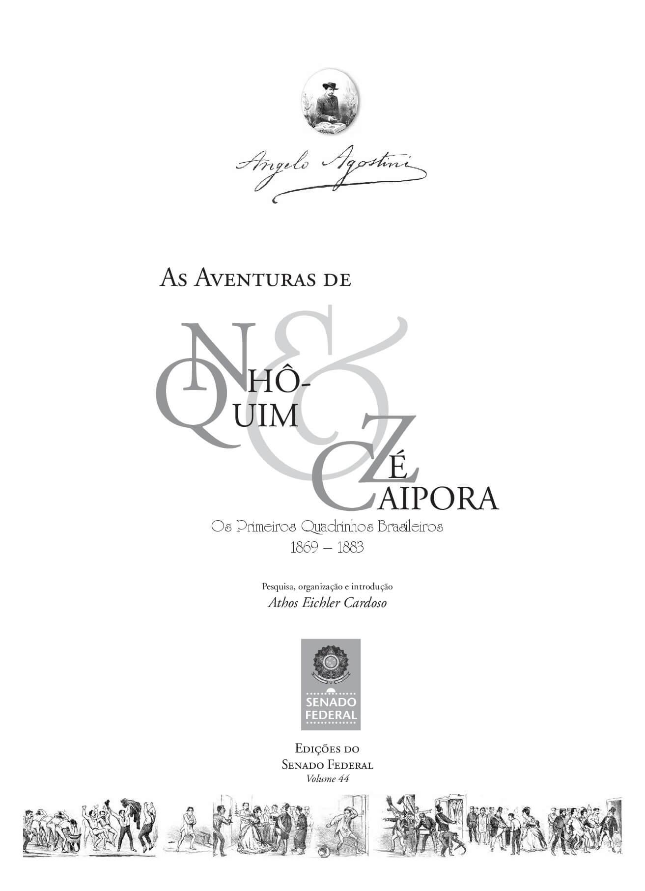 Capa de As aventuras de Nhô-Quim & Zé Caipora #01